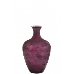 Vaza kriaušės formos violetinė