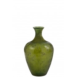 Vaza kriaušės formos žalia